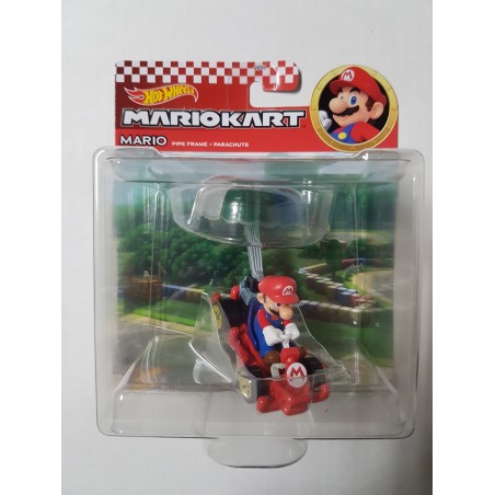 Mario (Pipe Frame + Parachute) Hot Wheels Mario Kart