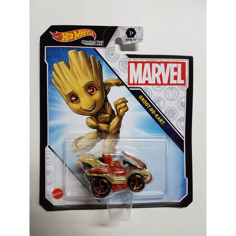 Hot Wheels Marvel Groot Go-Kart Character Cars