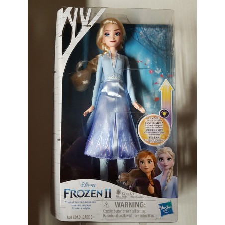 Disney Frozen 2 Elsa Magical Swirling Adventure Fashion Doll That Lights Up