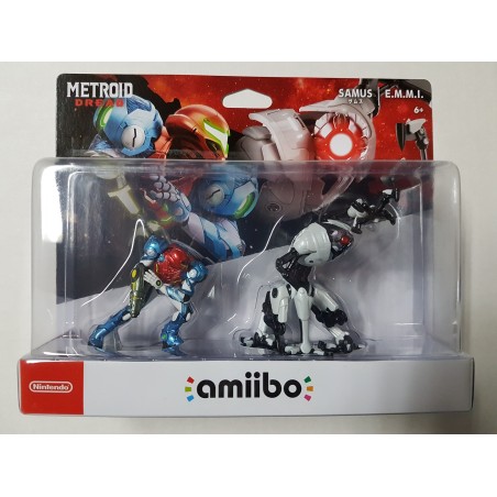 Metroid Dread Samus & E.M.M.I. 2 Pack Amiibo Figure