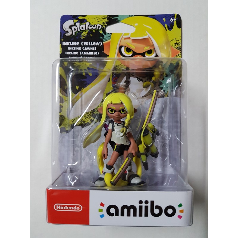 Inkling (Yellow) Splatoon 3 Amiibo Figurine