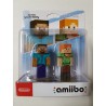 Steve + Alex Super Smash Bros Series Minecraft Amiibo Figure