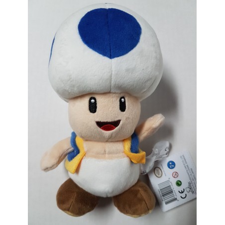 Blue Toad 8" Nintendo Peluche Little Buddy