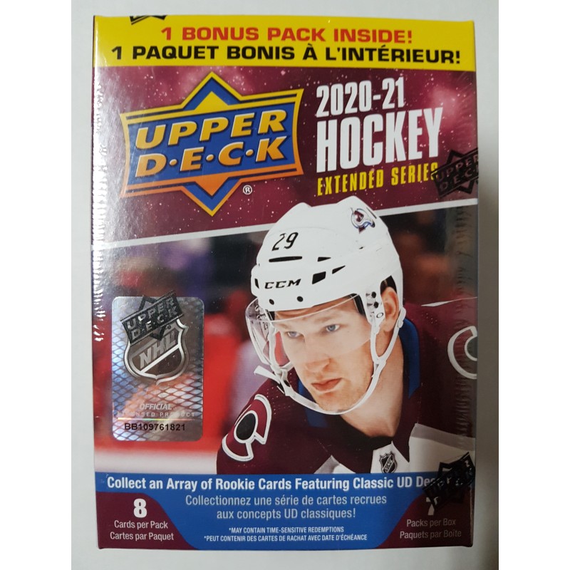 2020-21 Upper Deck Extended Series Hockey Blaster Box