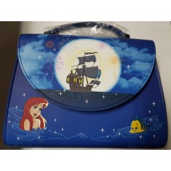 The Little Mermaid Ariel Fireworks Glow in the Dark Loungefly Crossbody Bag