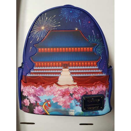 Disney Mulan Castle Light Up Mini Backpack Loungefly