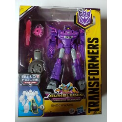 Transformers Bumblebee Cyberverse Adventures Shockwave Deluxe Class Figurine