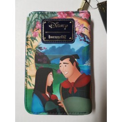 Disney Mulan Castle Zip Around Wallet Portefeuille Loungefly