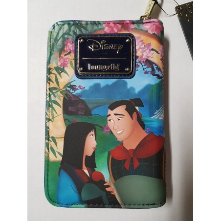 Disney Mulan Castle Zip Around Wallet Portefeuille Loungefly