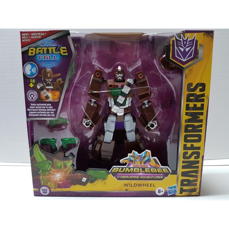 Transformers Bumblebee Cyberverse Adventures Wildwheel Trooper Class Figure