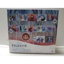 Disney Frozen 2 12-Pack of Puzzles