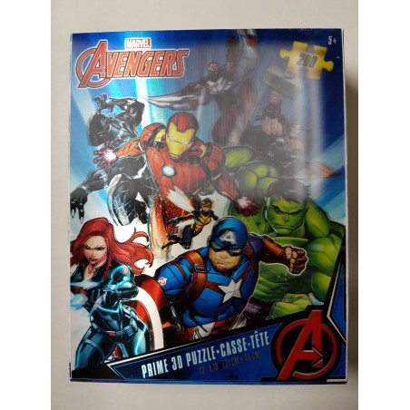 Marvel Avengers Prime 3D Casse-tête de 200 pièces