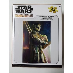 Star Wars The Mandalorian with The Child Prime 3D Casse-tête de 63 pièces