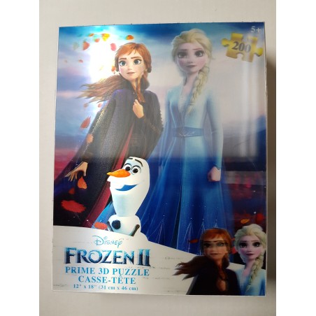 Disney Frozen II Prime 3D Casse-tête de 200 pièces