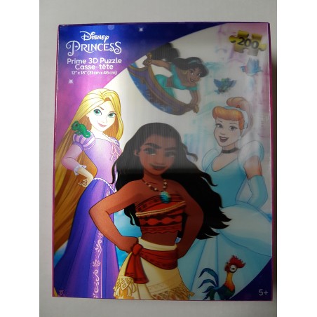 Disney Princess Prime 3D Casse-tête de 200 pièces