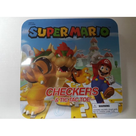 Super Mario vs Bowser Checkers & Tic Tac Toe