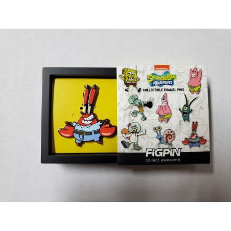 Mr Krabs Y204 SpongeBob SquarePants Series 1 Mystery FiGPiN Pin