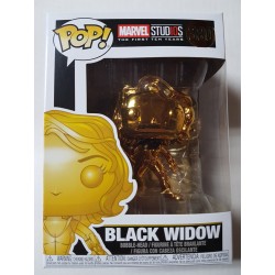 Marvel Studios 380 Black Widow Chrome Funko Pop