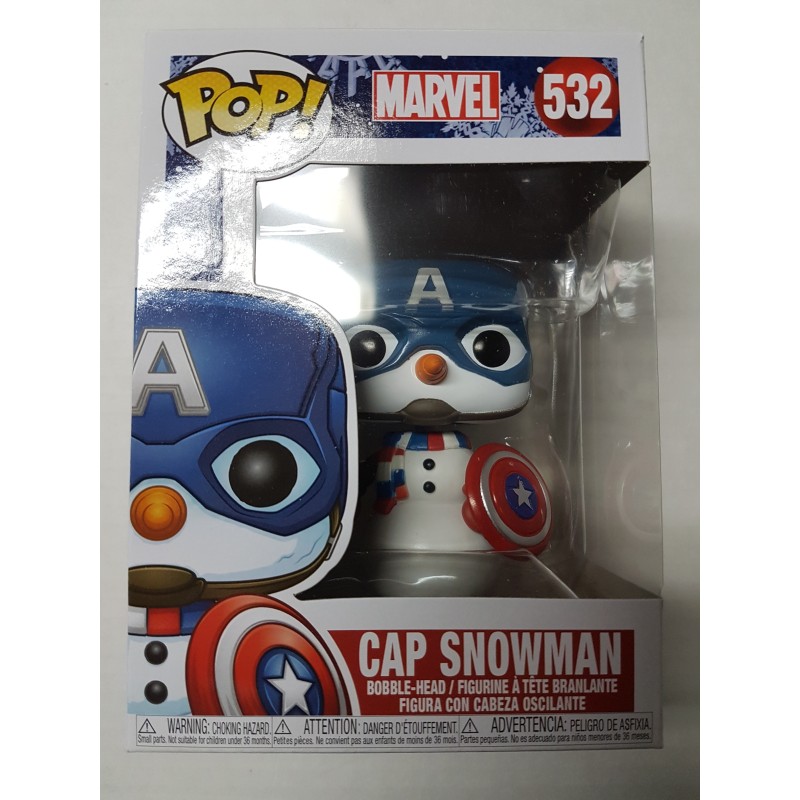 Marvel 532 Cap Snowman Funko Pop