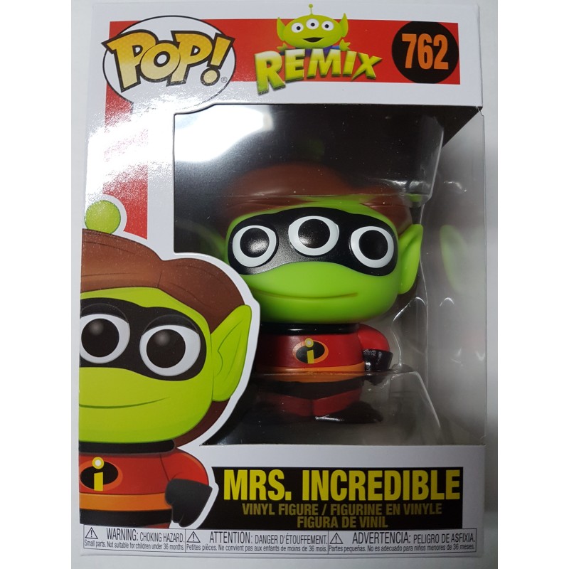 Alien Remix 762 Mrs Incredible Funko Pop