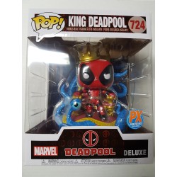 Marvel 724 King Deadpool PX Previews Exclusive Funko Pop