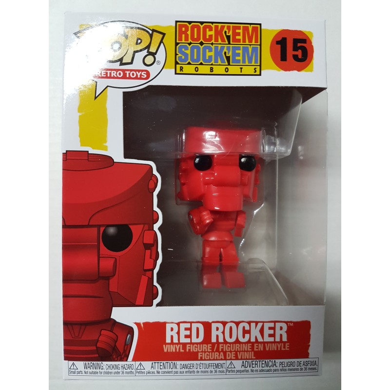 Rock'Em Sock'Em Robots 15 Red Rocker Funko Pop