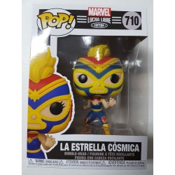 Marvel Lucha Libre 710 La Estrella Cosmica (Captain Marvel) Funko Pop