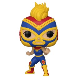 Marvel Lucha Libre 710 La Estrella Cosmica (Captain Marvel) Funko Pop