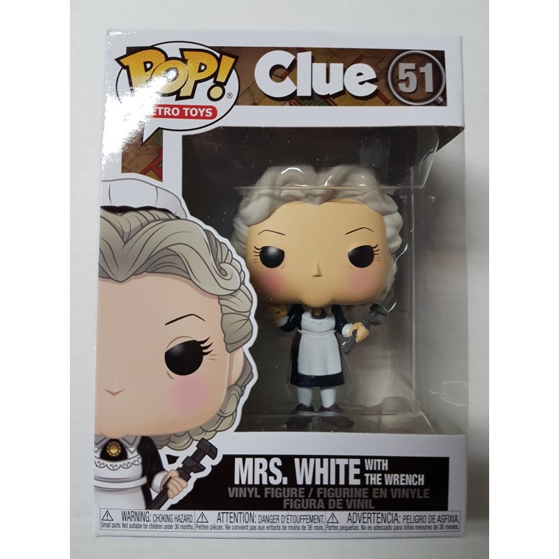 Clue 51 Mrs. White with the wrench Funko Pop