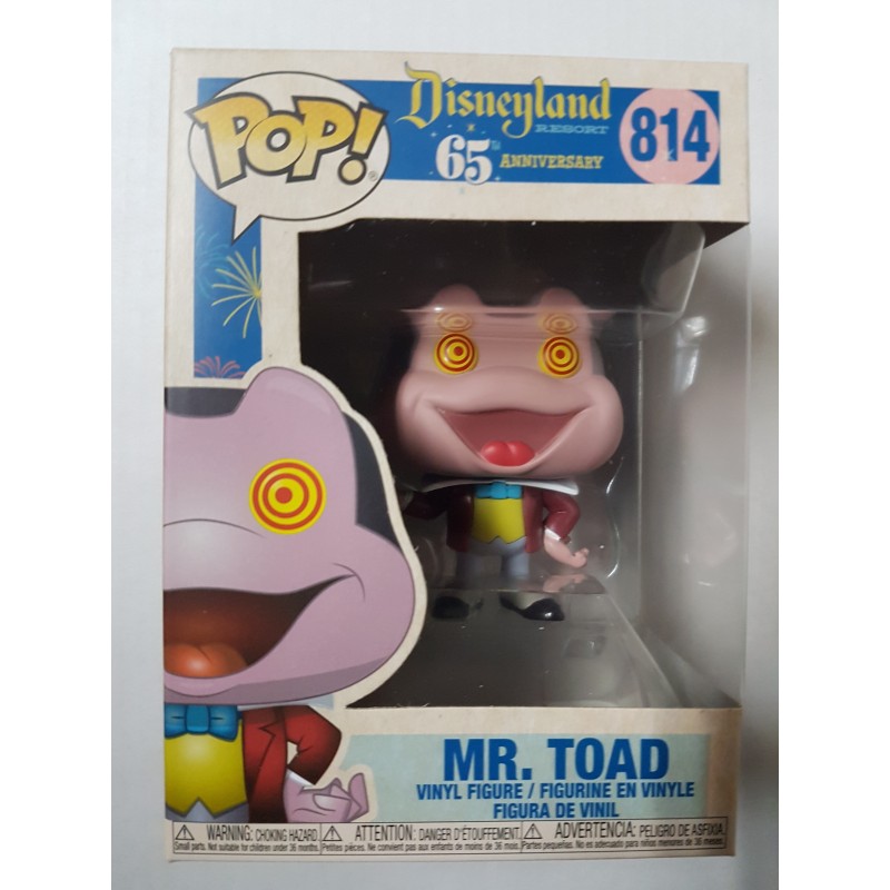 Disneyland 65th Anniversary 814 Mr. Toad Funko Pop