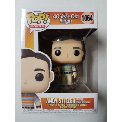 The 40-Year-Old Virgin 1064 Andy Stitzer Holding Oscar Goldman Funko Pop