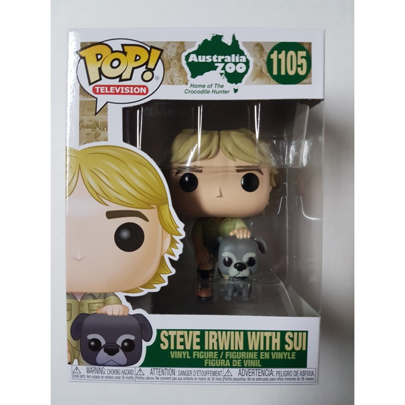 Australia Zoo 1105 Steve Irwin with Sui Funko Pop