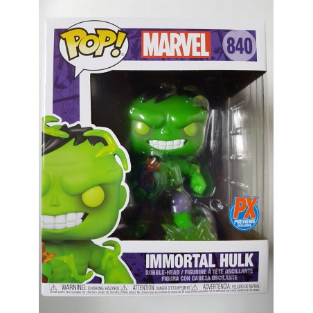 Marvel 840 Immortal Hulk PX Previews Exclusive Funko Pop