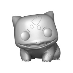 Pokemon 453 Bulbasaur Silver Metallic Funko Pop