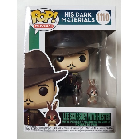 His Dark Materials 1110 Lee Scorsbey with Hester Funko Pop