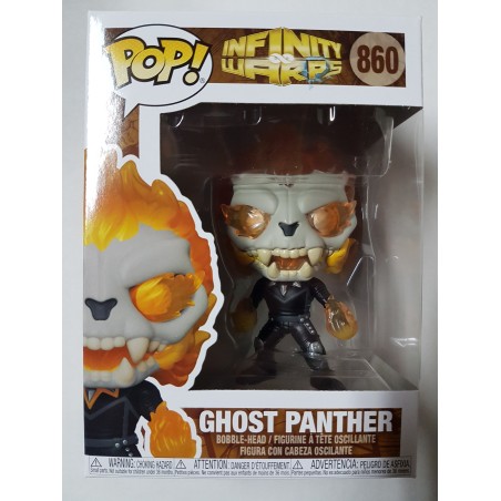 Marvel Infinity Warps 860 Ghost Panther Funko Pop