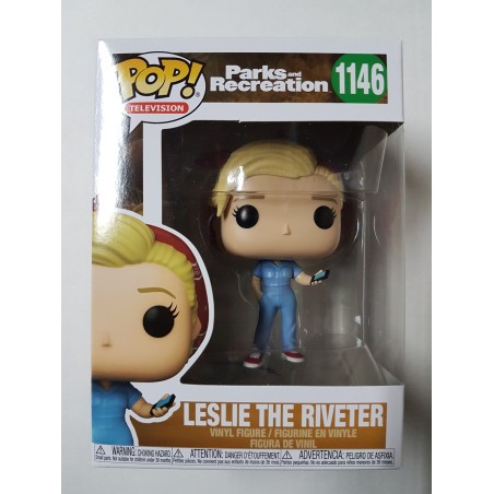 Parks and Recreation 1146 Leslie the Riveter Funko Pop