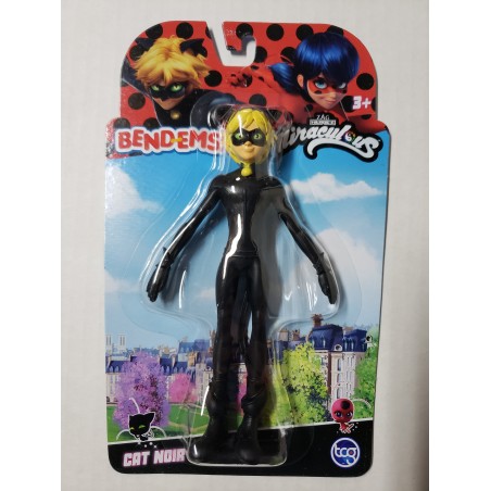 Bend-Ems Miraculous Cat Noir Figure