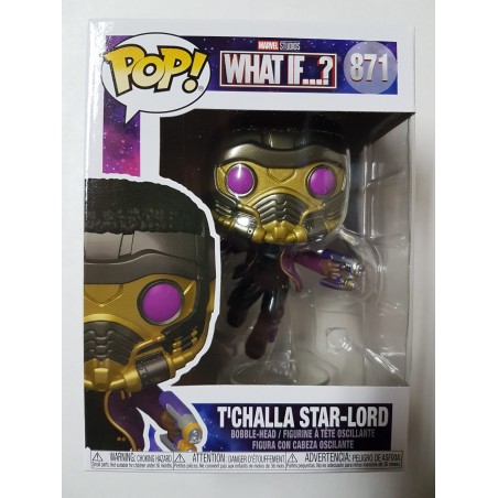 Marvel Studios What IF...? 871 T'Challa Star-Lord Funko Pop