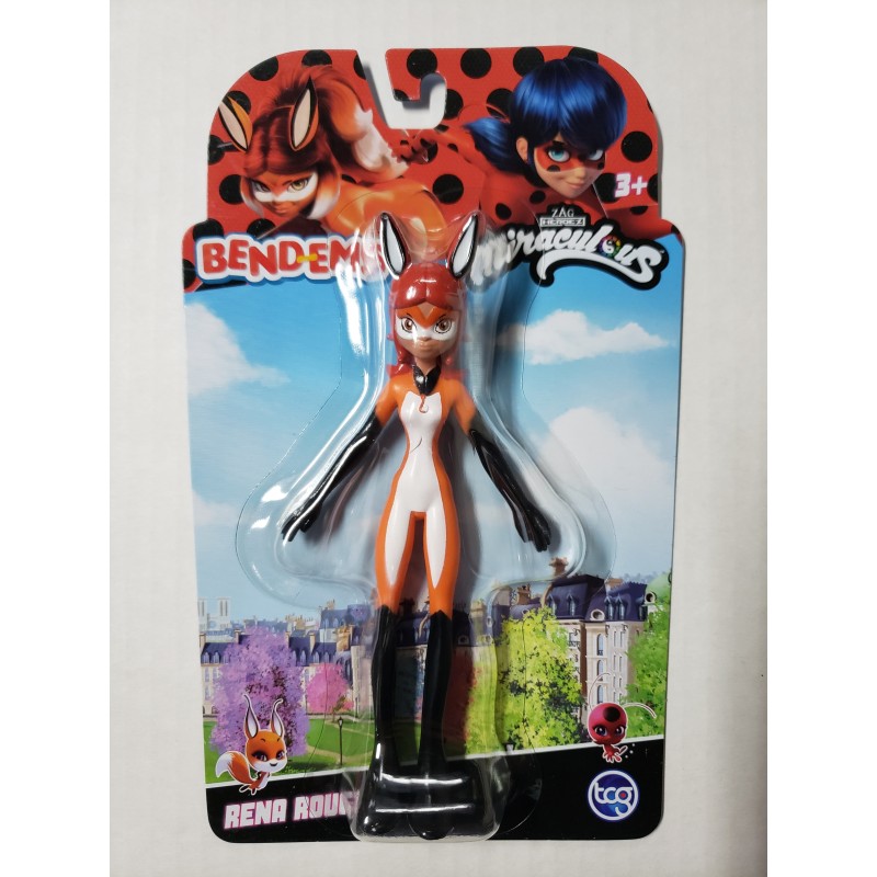 Bend-Ems Miraculous Rena Rouge Figure