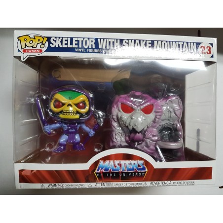 Masters of the Universe 23 Skeletor with Snake Mountain Funko Pop