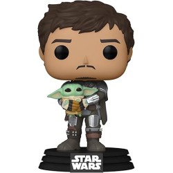 Star Wars The Mandalorian 461 The Mandalorian with Grogu Funko Pop