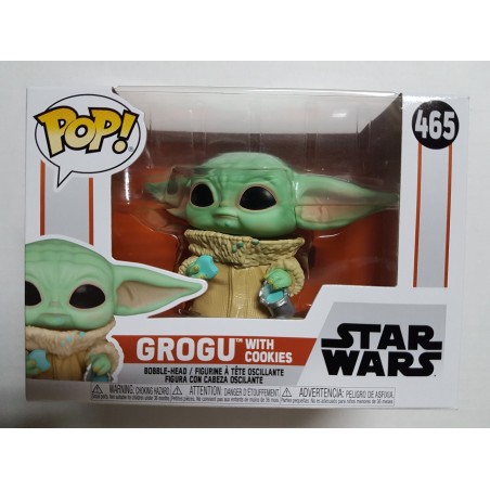 Star Wars The Mandalorian 465 Grogu with Cookies Funko Pop