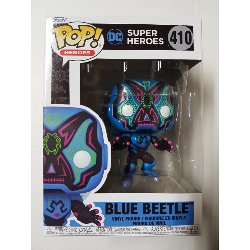 DC Dia De Los 410 Blue Beetle Funko Pop