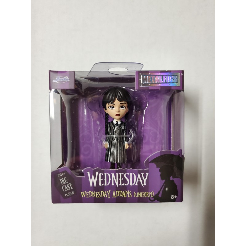 Wednesday Addams (Uniform) Wednesday 2.5" Jada Toys Action Figure