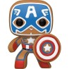 Holiday Marvel 933 Gingerbread Captain America Funko Pop