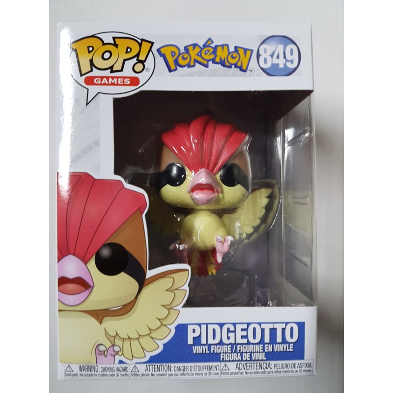 Pokemon 849 Pidgeotto Funko Pop