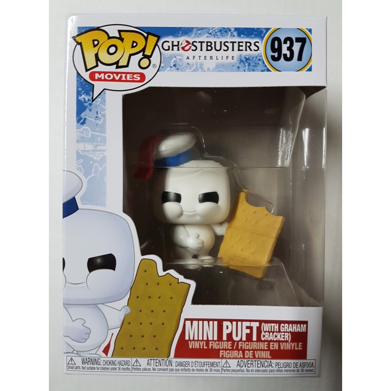 Ghostbusters Afterlife 937 Mini Puft (with Graham Cracker) Funko Pop