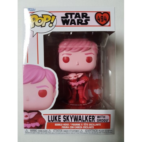 Star Wars 494 Luke Skywalker with Grogu Funko Pop