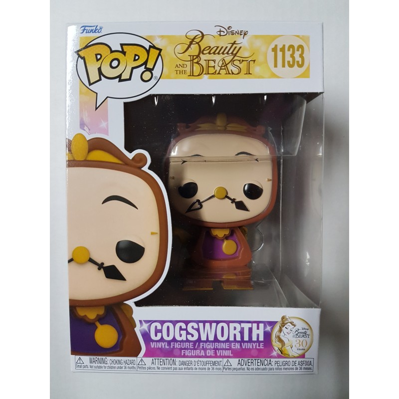 Disney Beauty and the Beast 1133 Cogsworth Funko Pop